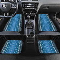 Blue Samoa Malu Tattoo Inspired Car Mats LT05 Set 4pcs Blue - Polynesian Pride