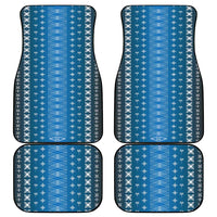 Blue Samoa Malu Tattoo Inspired Car Mats LT05 - Polynesian Pride