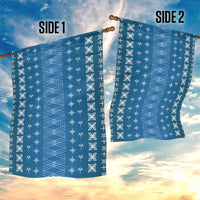 Blue Samoa Malu Tattoo Inspired Garden Flag LT05 - Polynesian Pride
