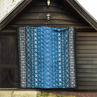 Blue Samoa Malu Tattoo Inspired Quilt LT05 - Polynesian Pride