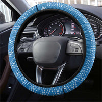 Blue Samoa Malu Tattoo Inspired Steering Wheel Cover LT05 - Polynesian Pride