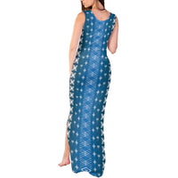 Blue Samoa Malu Tattoo Inspired Tank Maxi Dress LT05 - Polynesian Pride