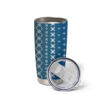 Blue Samoa Malu Tattoo Inspired Tumbler Cup LT05 - Polynesian Pride
