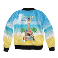 Hawaiian Ukulele Bomber Jacket Sound Of Happiness