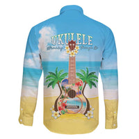 Hawaiian Ukulele Family Matching Mermaid Dress and Hawaiian Shirt Sound Of Happiness