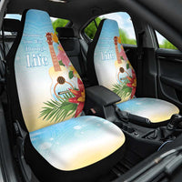National Ukulele Day Car Seat Cover Tropical Vibe