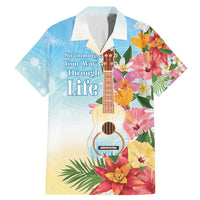 National Ukulele Day Family Matching Mermaid Dress and Hawaiian Shirt Tropical Vibe