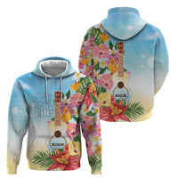 National Ukulele Day Zip Hoodie Tropical Vibe