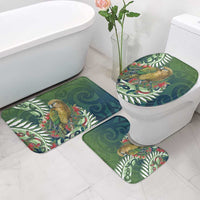 New Zealand Kea Bird Bathroom Set With Maori Koru Fern LT05 - Polynesian Pride