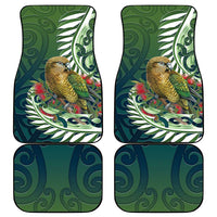 New Zealand Kea Bird Car Mats With Maori Koru Fern - Polynesian Pride
