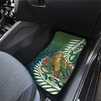New Zealand Kea Bird Car Mats With Maori Koru Fern - Polynesian Pride