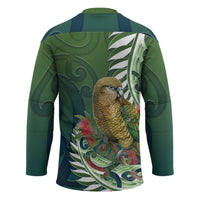 New Zealand Kea Bird Hockey Jersey With Maori Koru Fern LT05 - Polynesian Pride