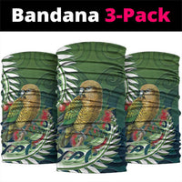 New Zealand Kea Bird Neck Gaiter With Maori Koru Fern - Polynesian Pride