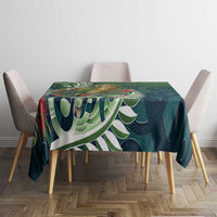 New Zealand Kea Bird Tablecloth With Maori Koru Fern - Polynesian Pride