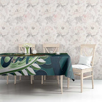 New Zealand Kea Bird Tablecloth With Maori Koru Fern - Polynesian Pride