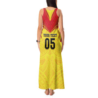Papua New Guinea Rugby Custom Tank Maxi Dress Kumuls Heritage LT05 - Polynesian Pride