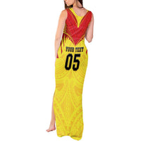 Papua New Guinea Rugby Custom Tank Maxi Dress Kumuls Heritage LT05 - Polynesian Pride