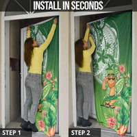 Aloha Hawaii St Patrick's Day Door Cover Polynesian Style