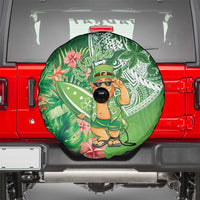 Aloha Hawaii St Patrick's Day Spare Tire Cover Polynesian Style