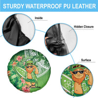 Aloha Hawaii St Patrick's Day Spare Tire Cover Polynesian Style