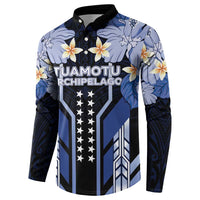 French Polynesia Tuamotu Archipelago Button Sweatshirt Polynesian Pattern Unique Style