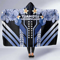 French Polynesia Tuamotu Archipelago Hooded Blanket Polynesian Pattern Unique Style