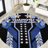 French Polynesia Tuamotu Archipelago Round Carpet Polynesian Pattern Unique Style