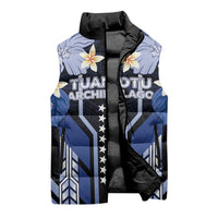 French Polynesia Tuamotu Archipelago Sleeveless Puffer Jacket Polynesian Pattern Unique Style