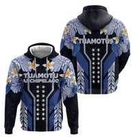 French Polynesia Tuamotu Archipelago Zip Hoodie Polynesian Pattern Unique Style