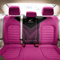 New Zealand Fern Rugby Back Car Seat Cover Pink Maori Pattern