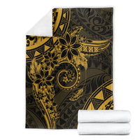 Polynesian Sunset Plumeria Blanket Gold Polynesian Tattoo