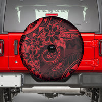 Polynesian Sunset Plumeria Spare Tire Cover Red Polynesian Tattoo