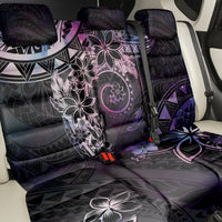 Polynesian Sunset Plumeria Back Car Seat Cover Galaxy Polynesian Tattoo