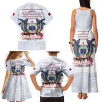 Samoa Independence Day Family Matching Tank Maxi Dress and Hawaiian Shirt Samoa United For A New Beginning LT05 - Polynesian Pride