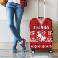 Tonga King Tupou VI Day Luggage Cover Traditional Tongan Kupesi Pattern LT05 - Polynesian Pride