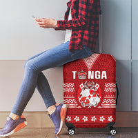 Tonga King Tupou VI Day Luggage Cover Traditional Tongan Kupesi Pattern LT05 - Polynesian Pride