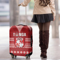 Tonga King Tupou VI Day Luggage Cover Traditional Tongan Kupesi Pattern LT05 - Polynesian Pride