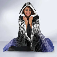 Fiji Drua Hooded Blanket Fijian Tapa Pattern LT05 - Polynesian Pride