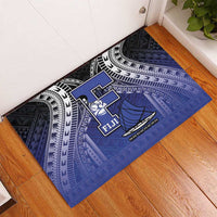 Fiji Drua Rubber Doormat Fijian Tapa Pattern LT05 - Polynesian Pride