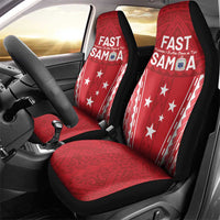 Samoa FAST Car Seat Cover Forever Proud Samoan Tribal Pattern - Polynesian Pride