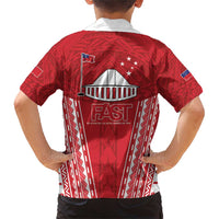 Samoa FAST Family Matching Short Sleeve Bodycon Dress and Hawaiian Shirt Forever Proud Samoan Tribal Pattern - Polynesian Pride