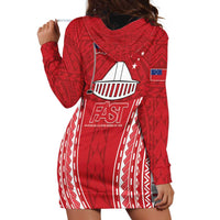Samoa FAST Hoodie Dress Forever Proud Samoan Tribal Pattern - Polynesian Pride