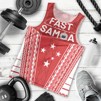 Samoa FAST Men Tank Top Forever Proud Samoan Tribal Pattern - Polynesian Pride