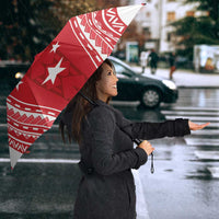 Samoa FAST Umbrella Forever Proud Samoan Tribal Pattern - Polynesian Pride
