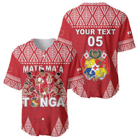 Custom Tonga Rugby Baseball Jersey Tonga Mate Ma'a Take The Lead