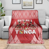 Tonga Rugby Blanket Tonga Mate Ma'a Take The Lead