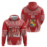 Custom Tonga Rugby Hoodie Tonga Mate Ma'a Take The Lead