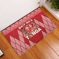 Tonga Rugby Rubber Doormat Tonga Mate Ma'a Take The Lead