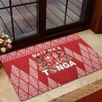 Tonga Rugby Rubber Doormat Tonga Mate Ma'a Take The Lead