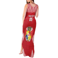 Custom Tonga Rugby Tank Maxi Dress Tonga Mate Ma'a Take The Lead